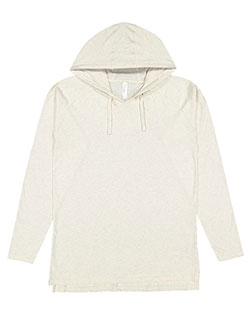 LAT 6917 Fine Jersey Hooded Long Sleeve Raglan T-Shirt at GotApparel
