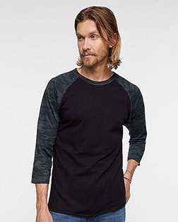 Lat 6930 Men Vintage Baseball T-Shirt at GotApparel