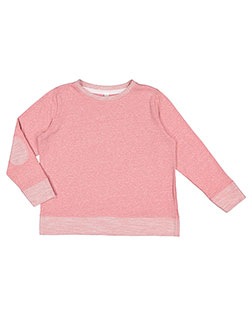 LAT LA2279  Youth French Terry Long Sleeve Crewneck Sweatshirt at GotApparel