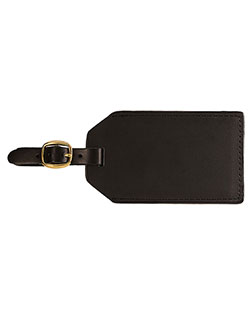 Leeman LG-9094  Grand Central Luggage Tag Sueded Leather at GotApparel