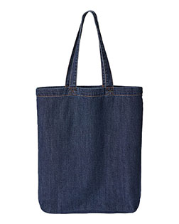 Liberty Bags 7761A Cotton Denim Gusseted Tote Bag at GotApparel