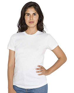 Los Angeles Apparel 21002 Women USA-Made 's Fine Jersey T-Shirt at GotApparel
