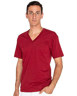 Los Angeles Apparel 24056 Women USA-Made Fine Jersey V-Neck T-Shirt at GotApparel