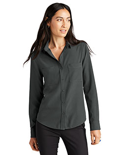 Mercer+Mettle Women's Stretch Crepe Long Sleeve Camp MM2013 at GotApparel