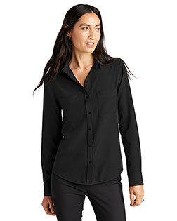 Mercer+Mettle Women's Stretch Crepe Long Sleeve Camp MM2013 at GotApparel