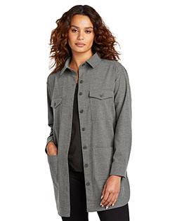 Mercer+Mettle ™  Women's Long Sleeve Twill Overshirt MM2021 at GotApparel