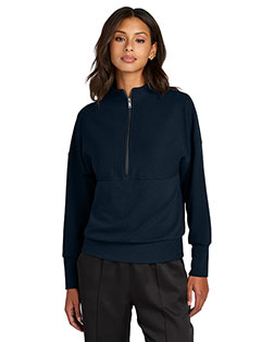 Mercer+Mettle MM3041 ® Women's Linear Texture 1/4-Zip at GotApparel