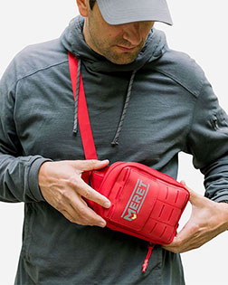 Meret P210 Small Personal Response Red Pack at GotApparel