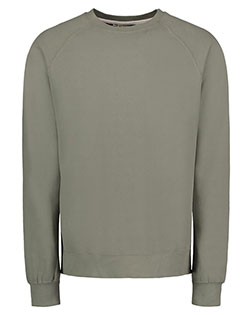 MV Sport 17116 Men Vintage Fleece Raglan Crewneck Sweatshirt at GotApparel