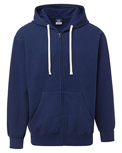 MV Sport 22132 Men Vintage Fleece Full-Zip Hooded Sweatshirt at GotApparel