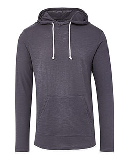 MV Sport 24401 Unisex Miles Slub Hooded Long Sleeve T-Shirt at GotApparel