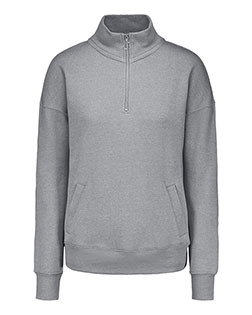 MV Sport W20189 Women's Cloud Fleece Quarter-Zip Sweatshirt at GotApparel