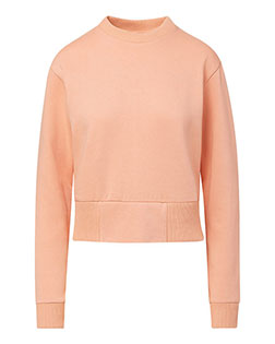 MV Sport W22106 Women's Romi Cloud Fleece Crop Crewneck Sweatshirt at GotApparel