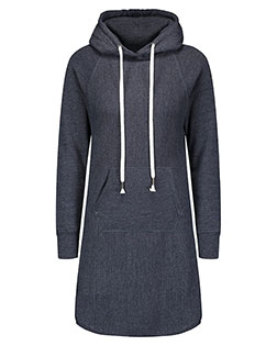 MV Sport W2340 Women 's Suzie Hooded Sweatshirt Dress at GotApparel