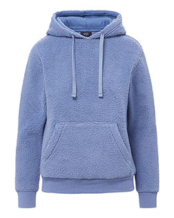 MV Sport W25122 Women's Starla Sherpa Hooded Pullover at GotApparel