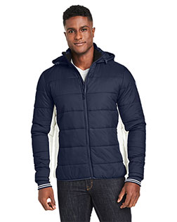 Men's Nautical N17186 Mile Puffer Packable Jacket at GotApparel