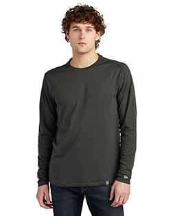 Custom Embroidered New Era NEA102 Men 4.4 oz Heritage Blend Long Sleeve Crew Tee at GotApparel