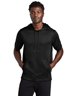 New Era Performance Terry Short Sleeve Hoodie NEA533 at GotApparel