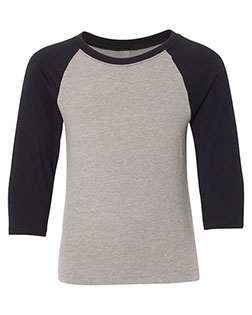 Black Sleeves/ Dark Heather Grey Body product color