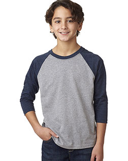 Next Level 3352 Boys Cvc 3/4-Sleeve Raglan Tee at GotApparel