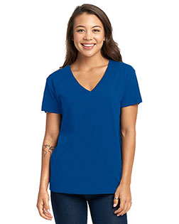 Next Level 3940 Ladies Relaxed V-Neck T-Shirt at GotApparel
