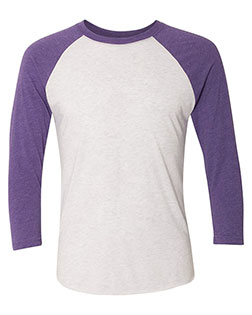 Purple Rush Sleeves/ Heather White Body product color