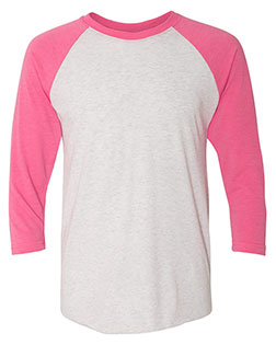 Vintage Pink Sleeves/ Heather White Body product color