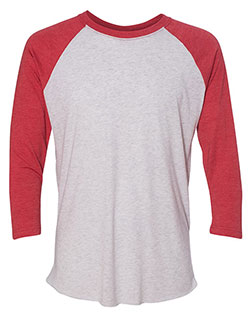 Vintage Red Sleeves/ Heather White Body product color