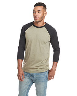 Next Level 6251 Men Cvc 3/4 Sleeve Raglan Tee. at GotApparel