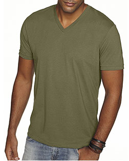 Next Level 6440 Men Premium Fitted Sueded V-Neck Tee at GotApparel