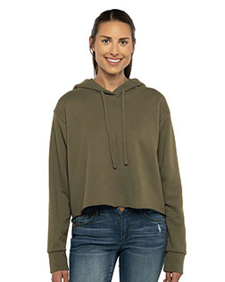 Next Level 9384 Ladies' Cropped Pullover Hooded Sweatshirt at GotApparel
