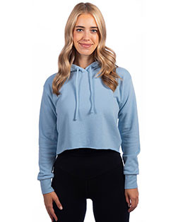 Next Level 9384  Ladies' Cropped Pullover Hooded Sweatshirt at GotApparel