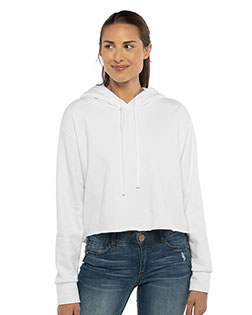 Next Level 9384 Ladies' Cropped Pullover Hooded Sweatshirt at GotApparel