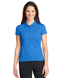 Nike 746100 Ladies 4.7 oz Dri-FIT Solid Icon Pique Modern Fit Polo at GotApparel