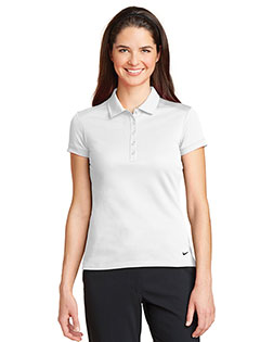 Nike 746100 Ladies 4.7 oz Dri-FIT Solid Icon Pique Modern Fit Polo at GotApparel