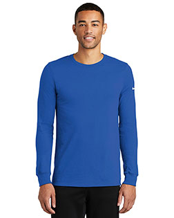 Nike NKBQ5230 Men 4.7 oz Dri-FIT Cotton/Poly Long Sleeve Tee at GotApparel