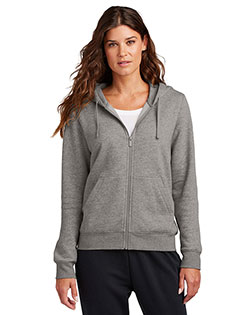 Nike Ladies Club Fleece Sleeve Swoosh Full-Zip Hoodie NKFD9890 at GotApparel