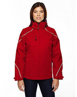 North End 78196 Women Angle 3-in-1 Jacket with Bonded Fleece Liner at GotApparel