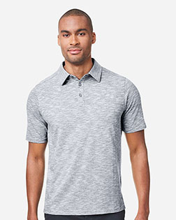 North End NE115 Men's Eclipse Jacquard Polo at GotApparel