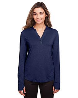 North End NE400W Women Ladies' Jaq Snap-Up Stretch Performance Pullover at GotApparel
