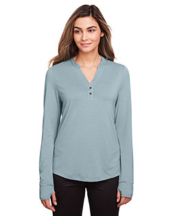 North End NE400W Women Ladies' Jaq Snap-Up Stretch Performance Pullover at GotApparel