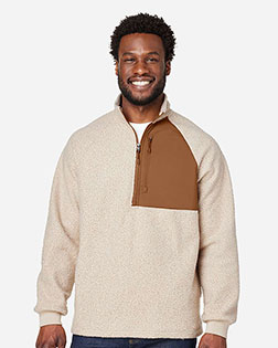 North End NE713 Men's Aura Sweater Fleece Quarter-Zip at GotApparel