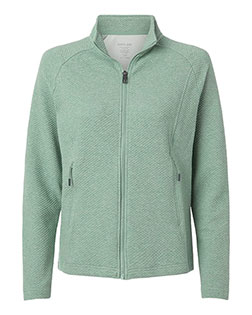 North End NE727W Women's Spirit Textured Full-Zip at GotApparel