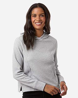 North End NE729W Women's Spirit Textured Hooded Pullover at GotApparel