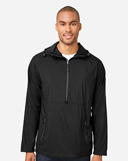 North End NE810 Men's Aura Lightweight Packable Anorak at GotApparel