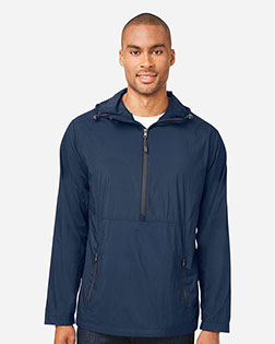 North End NE810 Men's Aura Lightweight Packable Anorak at GotApparel