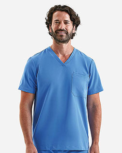 Onna NN200 Men's Limitless V-Neck Stretch Scrub Top at GotApparel