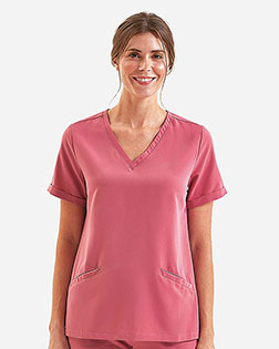 Onna NN310 Women's Invincible V-Neck Stretch Scrub Top at GotApparel