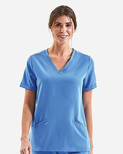 Onna NN310 Women's Invincible V-Neck Stretch Scrub Top at GotApparel