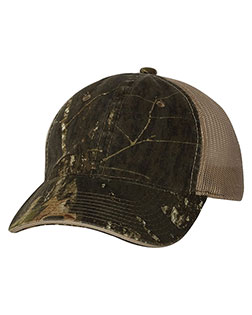 Outdoor Cap CGWM301 Unisex Washed Brushed Mesh Cap at GotApparel